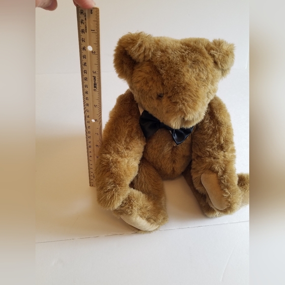 Vermont Teddy Bear Co. Tuxedo Collectible Jointed Bear Plush Brown - Picture 14 of 15